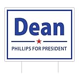 Dean Phillips Yard Sign for 2024 | Dean Phillips Democratic Sign for the 2024 Presidential Election