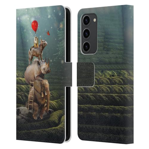 Funda libro Samsung S23+ 5G con tarjetero y diseño exclusivo de bulldog francés