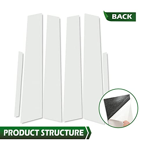 image for GRAND ORANGE Window Pillar Posts Molding Cover Compatible with Honda C