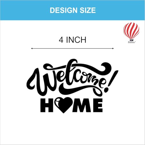 Image of HK Balloons 50Pcs Welcome Home Decoration Item Multicolor Printed Balloons For Military Service Balloon, Baby Shower Balloon, Hospital Stay, Welcome Back, Welcome Home Party, Baby Arrival