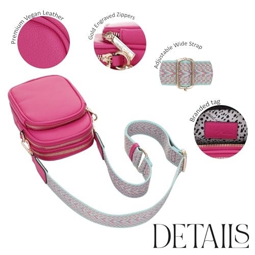 Image of Mali+Lili, Josie Triple Zip Crossbody Bag