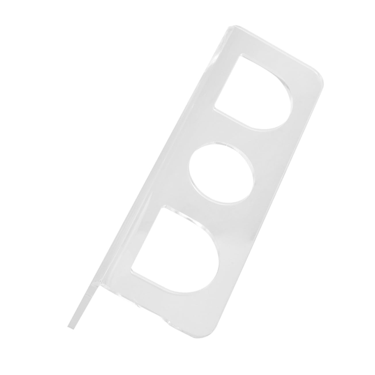 SOLUSTRE 3 Wall Shelf Hair Tool Holder Hair Product Organizer Toothbrush Wall Holder Blow Dryer Holder Hair Dryer Holder Wall Mounted Hair Appliance Organizer Transparent Acrylic