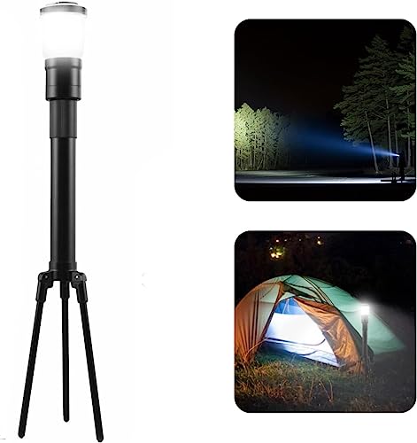 Camping Lantern，Letour Led Camping Light 2 In 1 Flashlight Ip65 Waterproof Lantern For Camping Battery Power Portable Hang Light For Outdoor And Emergency Of Outage(Battery Not Including) #TOP13