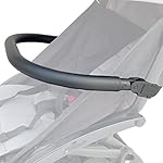 Brogtorl Baby Kinderwagen Zubehör Stoßstange Armlehne Griff Querstange Kompatibel mit Babyzen YoYo 2 und Yoyo+, BSP01, Schwarz
