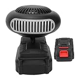 Cuifati Calentador de Coche Portátil para Vehículo, Calentador Descongelador de Parabrisas de Coche con Pilas, Calefacción Eficiente de 170 W, Inalámbrico de Espacio Pequeño