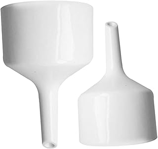 CIYODO Embudos De Boca Ancha De 100 Ml Y 60 Ml Para Llenado De Laboratorio Filtro Para Investigación Científica Color Fácil De Manejar