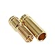 N/b YYWEi EC5 Banana Stecker 5mm Goldstecker Stecker + Buchse Set mit 8 Stücke 10cm Schrumpfschlauch Für RC ESC LIPO Motor (10 Paar)