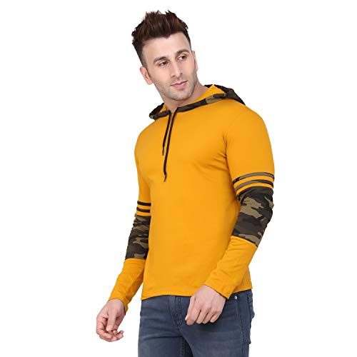 Image of Men's Regular Fit Designer Hood Full T-Shirt
