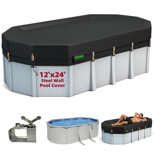 Oval Pool Cover 12x24 Ft