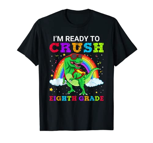 I'm Ready To Crush Tee-shirt dinosaure T Rex arc-en-ciel T-Shirt