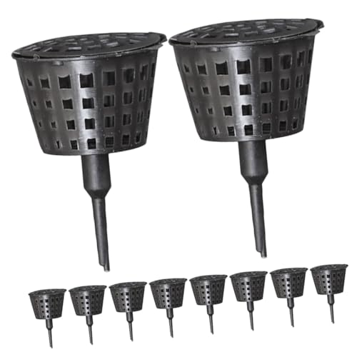 IWOWHERO 20 Pièces Boîtes à Engrais Plastique pour Bonsaï Grands Paniers à Maille avec Piquet Libération Contrôlée des Nutriments Faciles à Insérer le Sol Accessoires Pratiques pour Culture