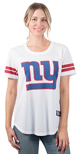 Ultra Game Women's NFL New Orleans Saints Mesh S/S Crew York Tee, New