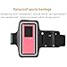 Running Exercise Arm Band for MP3 Player,Sport Jogging Leather Armband Case Cover Suitable for About 4 * 2 * 1inch MP3 Player Adjustable Gym Sports Armband with Reflective Border
