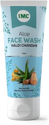 IMC Aloe With Haldi Chandan | Prevents Acne, Pimples, Wrinkles &amp; Tanning Face Wash