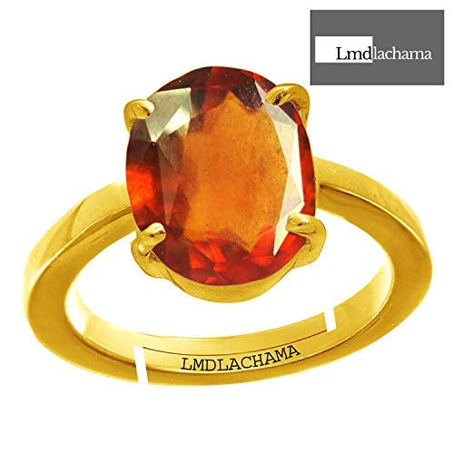 Bague Pierre Gomé Hessonite naturelle le cadeau ajustable mixte idéal - 2