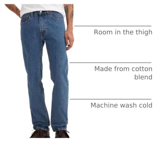 Image of Levi's Men's 505 Regular Fit Jeans (Also Available in Big & Tall)