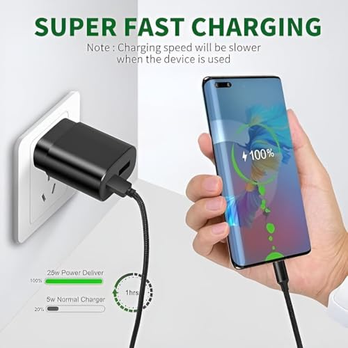 Image of Original Samsung 25W USB-C Super Fast Adapter for Galaxy S25, S24, S22 /Plus /Ultra /FE /Edge, S24fe /Z Fold /Flip 7 /6 /A /M /F /06 /36 /16 /17 /35,56 /55 /26 /05 /15 /14 /07 /5G /4G, Tab /A9 /A8 /A7 /S10 /S9 /S8, 25 w Charger