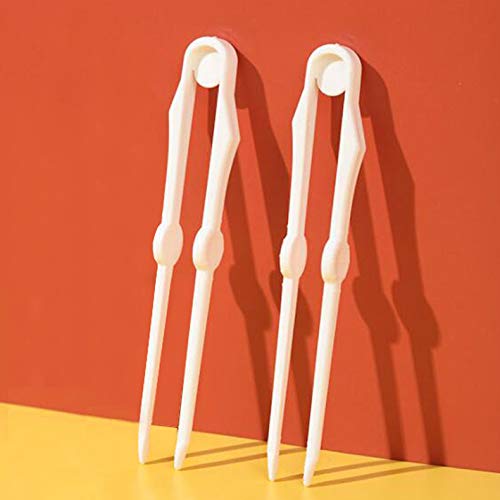2PACK Chip Tongs Clip for Home Restaurant Bakery Kitchen Bread Snack Potato Salad Food (2-PACK)