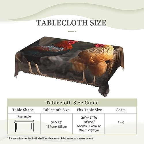 Nappe rectangulaire de qualité supérieure résistante aux taches pour dîner - 7
