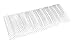 Rugged Ridge 11401.21 Grille Insert, Chrome; 07-18 Jeep Wrangler JK