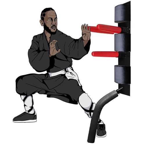 Wing Chun manekin sprzęt treningowy, do montażu na ścianie, do sztuk walki karate, drewniane narzędzie treningowe do wykrawania i kopania