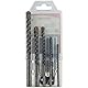 fischer Steinbohrer Set, 5 - 12 mm Durchmesser, Aufsätze für Bohrmaschinen, Bohrerset mit verschiedenen Größen, Werkzeug zum Bohren in Stein & Mauerwerk, 5er Pack