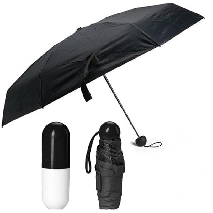 Mini Folding Capsule Small Umbrella With Pill Package Box Pocket | Parasol Rain, Anti-UV Portable, Water resistant Lightweight, Travel Umbrella, Sunny Rainy Day-image-26
