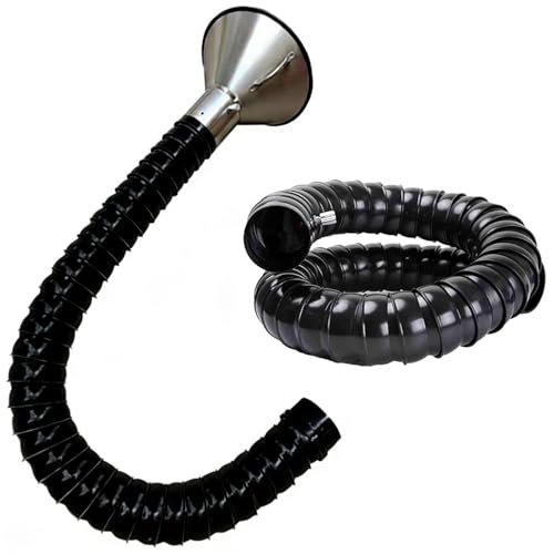 Bras d'extraction flexible avec vanne réglable et cap 1m - 2