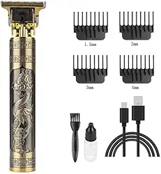 Maquininha de Cortar Cabelo e Barba Multifuncional - Barbeador para Adultos Unissex