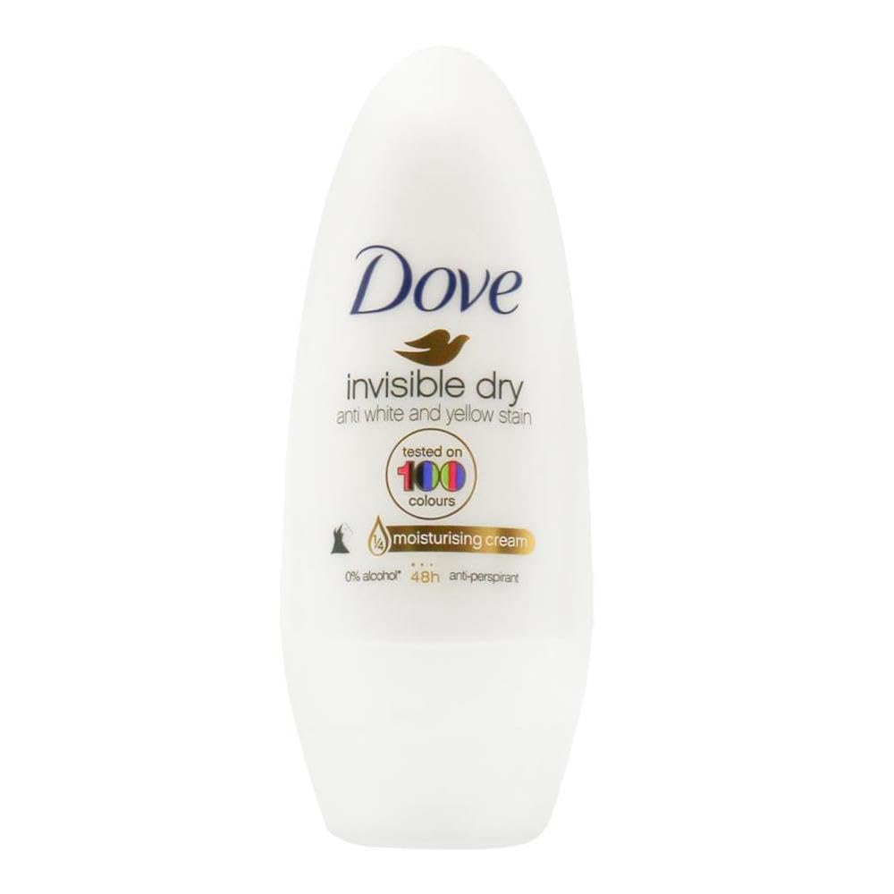 DOVE FOR WOMEN ROLL ON INVISIBLE DRY 40 ML | Prevents white & yellow stains | 0% alcohol | 48h antiperspirant-image-19
