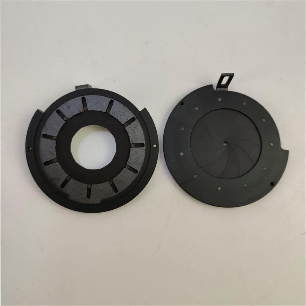 Accessori per microscopi 1 PZ 2-29mm Amplificazione Zoom Iris Ottico Apertura A Membrana Condensatore 11 Lame Digital Camera Monitor Microscopio Adattatore Durata e Prestazioni affidabili