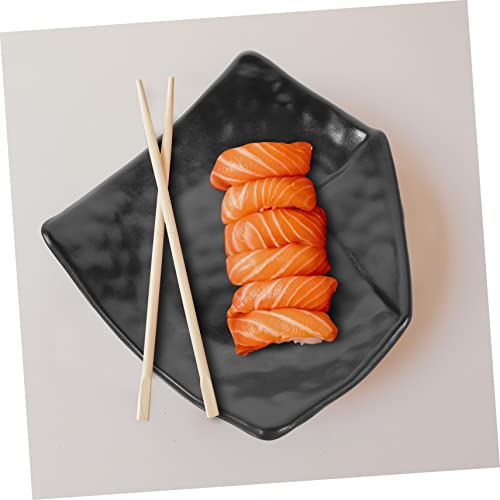 Plato de sushi de plástico decorativo 7.48 pulgadas miniatura 2