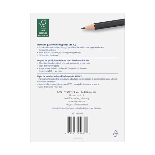Lápices Staedtler Norica HB2 Negro x72 miniatura 4