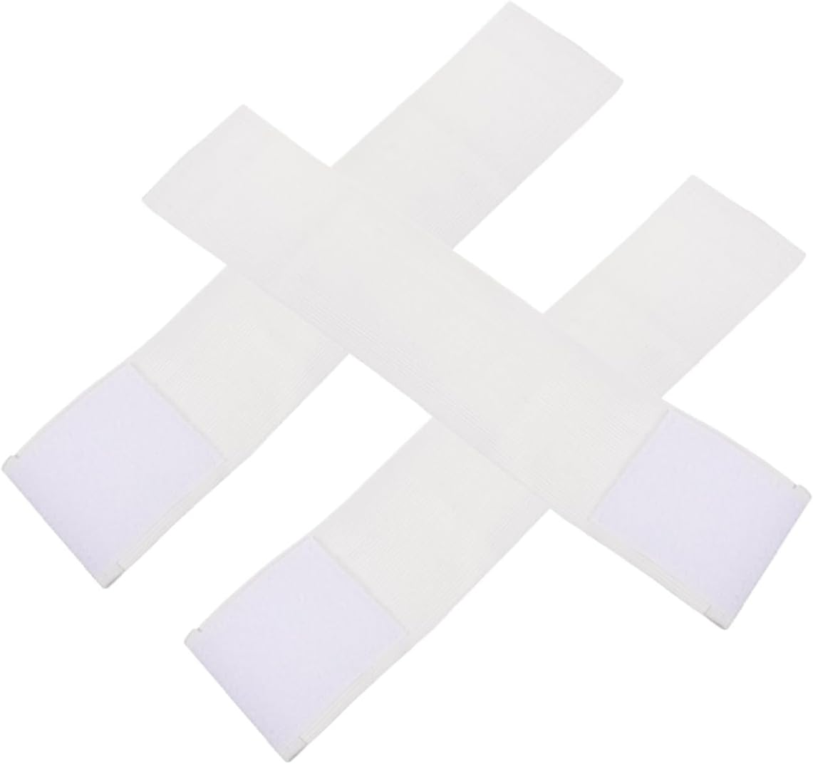 3pcs Blank White Captain Armbands DIY Soccer Arm Bands for Durable and Lightweight Design for Football Rugby Basketball and More