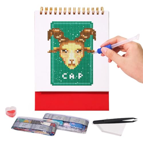 Gem Art Kits Calendrier mensuel 2026 planificateur de bureau DIY