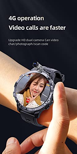 Relógio Smartwatch NAMOFO 64gb 128gb relógio inteligente homem 4g sim cartão smartwatch câmeras dupl