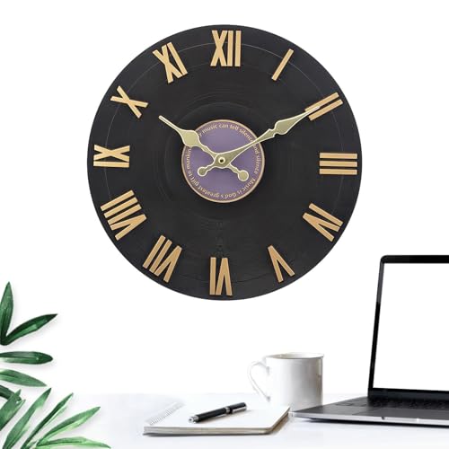 Reloj de exteriores impermeable grande estilo rústico para casa 7