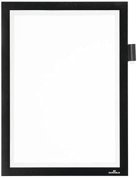 Durable Magnetic Frame Duraframe Note A4, Black, Self-Adhesive