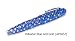 Polkadot Blue and Gold Crystal Rhinestone Roller Ball Pen