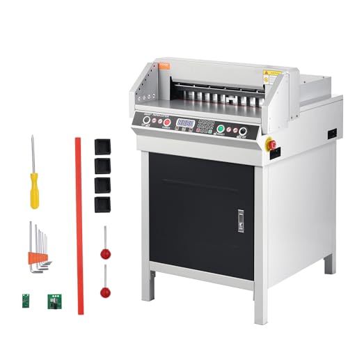 VEVOR Electric Hydraulic Paper Cutter, Heavy Duty Paper Cutter...