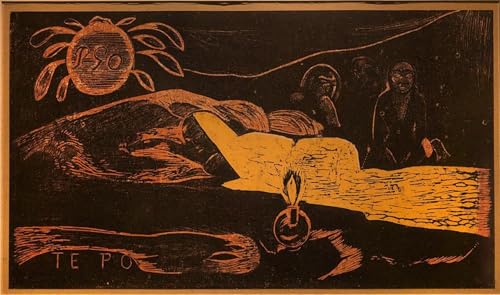 Impression d'affiches Te Po de Gauguin toile 60x90cm