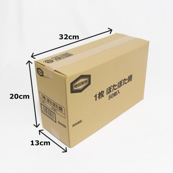 Amazon.co.jp: 亀田製菓 ぽたぽた焼 秘伝さとうじょうゆ味 50個入り（1