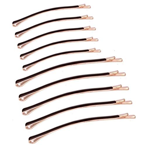 Jumbo Bobby Pins Metal Hair Pins Textention Hair Clips For Hair Decoration, 10Pcs (5 Long And 5 Short) (Brown) #TOP8