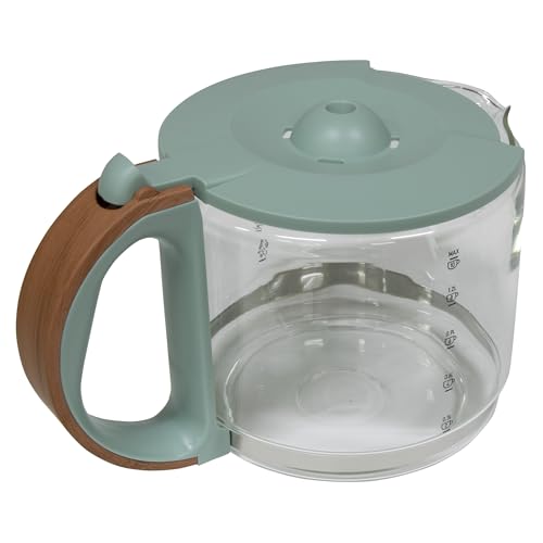 10-Cup Glass Carafe with Lid for Dorchester Coffee Maker