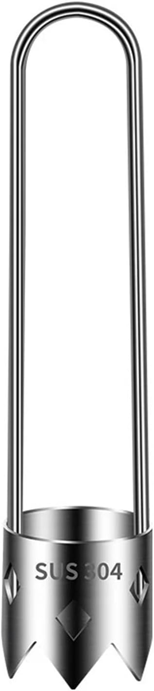 Fruit Vegetable Pepper Corer Seed Remover Core Stainless Steel Seed Removing Tool Portable Kitchen Utensil Fruit Vegetable Coring(U Shape)