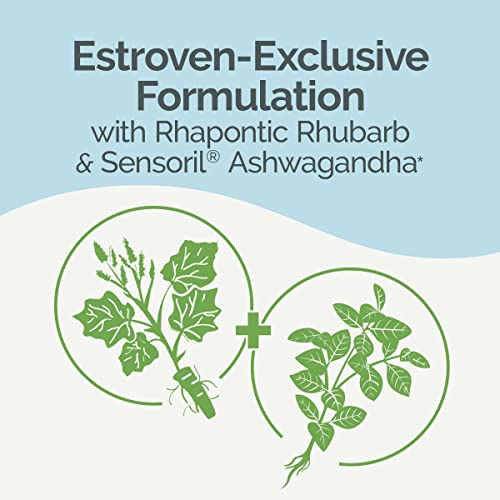 Image of Estroven Complete + Ashwagandha Multi-Symptom Menopause Supplement for Women - 60 Ct. - Clinically Proven Ingredients Provide Menopause Relief & Night Sweats + Hot Flash Relief* - Drug-Free & Non-GMO