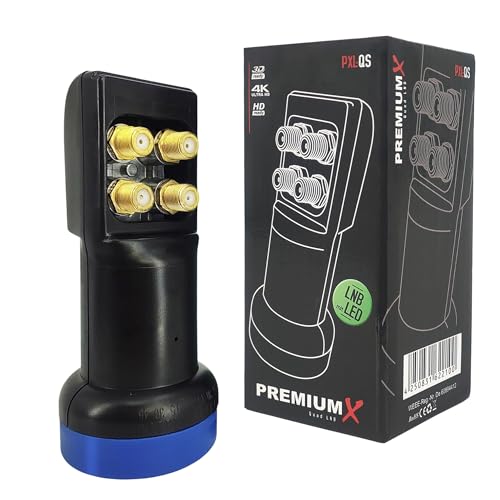 PremiumX Quad LNB PXL di QS LED RICEZIONE capo SAT