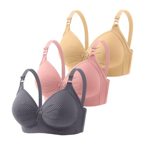 Sujetador de mujer con cierre frontal para un agarre diario sin aros tipo bralette suave