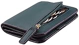 Toughergun Womens Rfid Blocking Small Compact Bifold Luxury Genuine Leather Pocket Wallet Ladies...