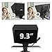 GEIMRSY 9.3-Inch Aluminum Teleprompter with 70/30 Beam Splitter Glass, Compatible with iOS & Android Stream Prompt App, for Smartphone & Camera Recording